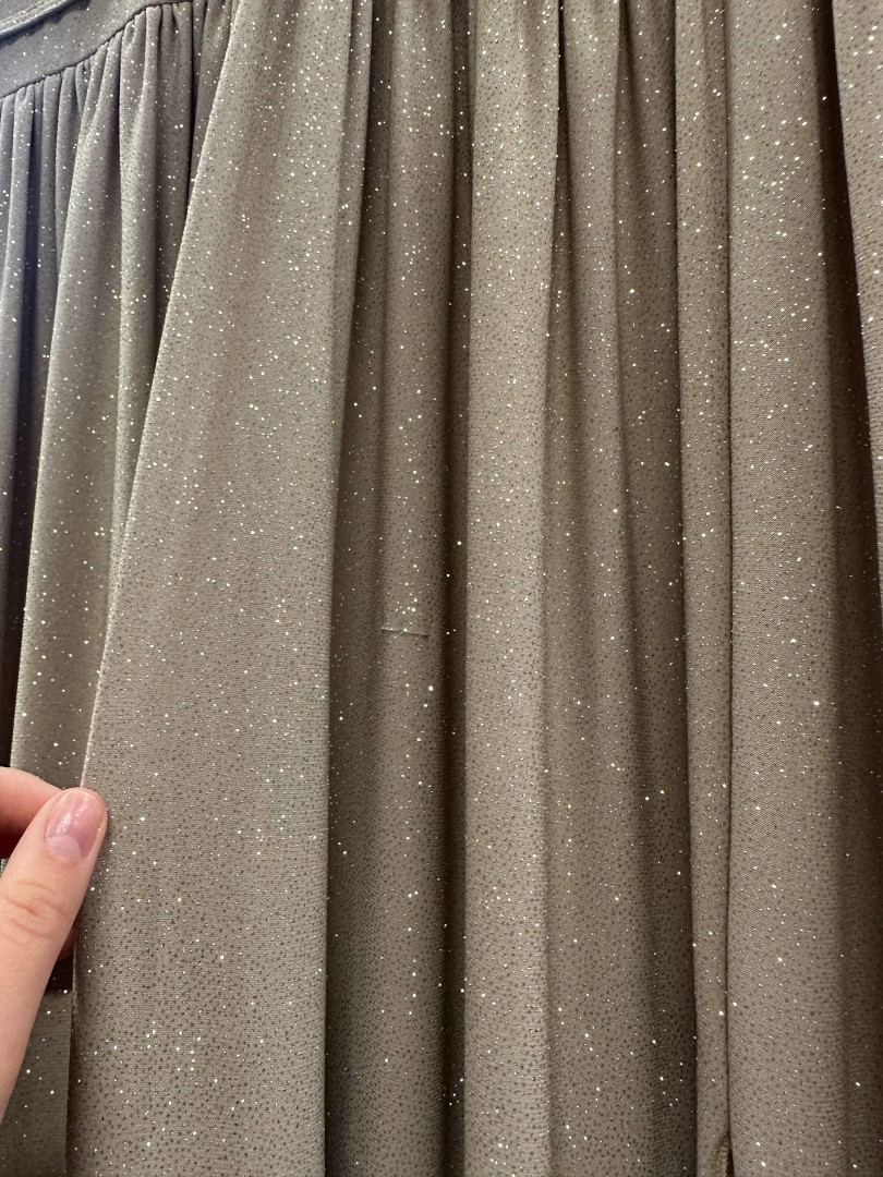 Andromeda A345 - long shimmering dress with short sleeves - Kulunove image 4