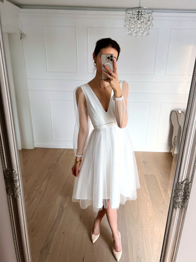 Midi bridal dress online