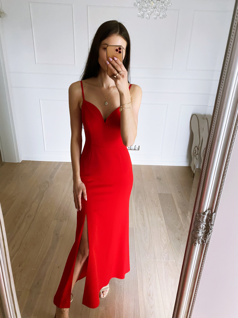 Marika - elegant dress with a beautiful neckline - Kulunove image 2