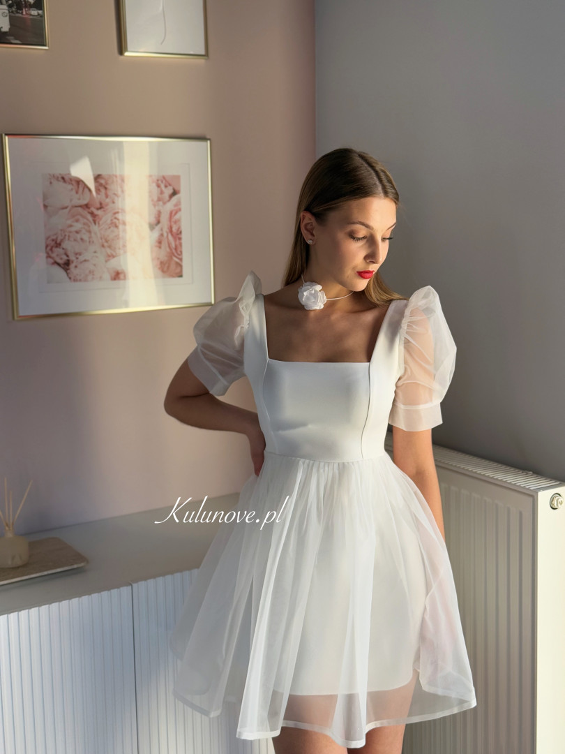 Pin-up girl - short airy flared dress with buffets - Kulunove image 2
