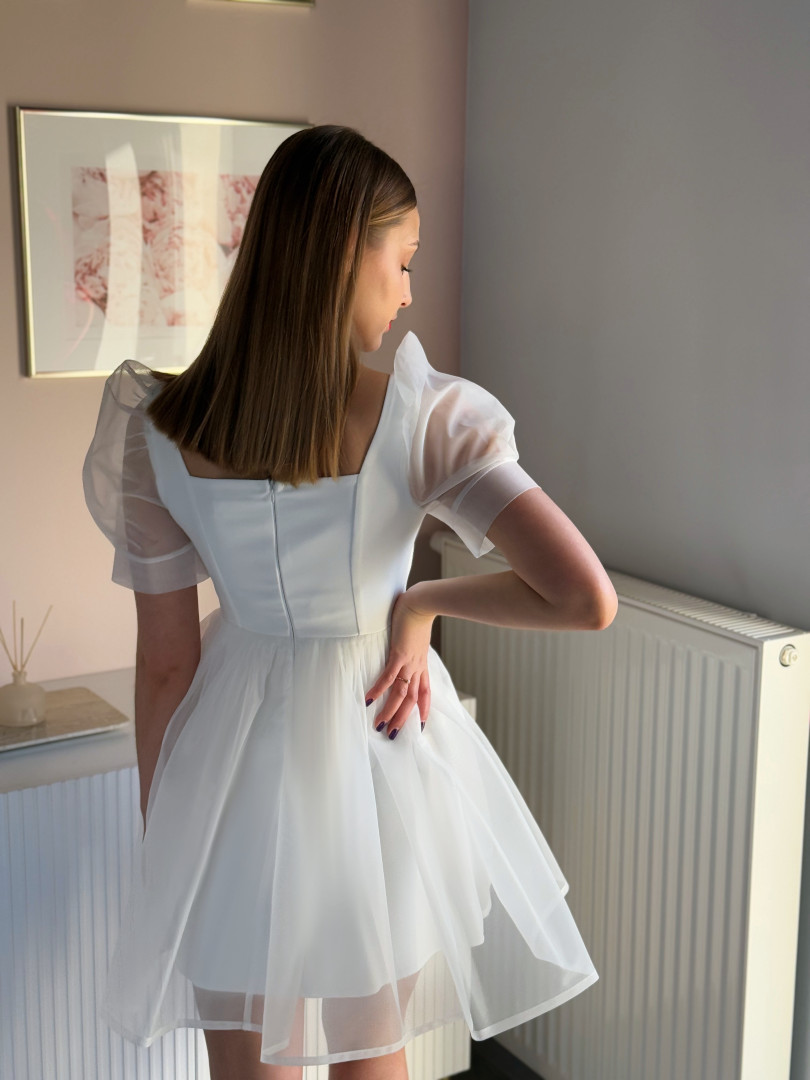 Pin-up girl - short airy flared dress with buffets - Kulunove image 4
