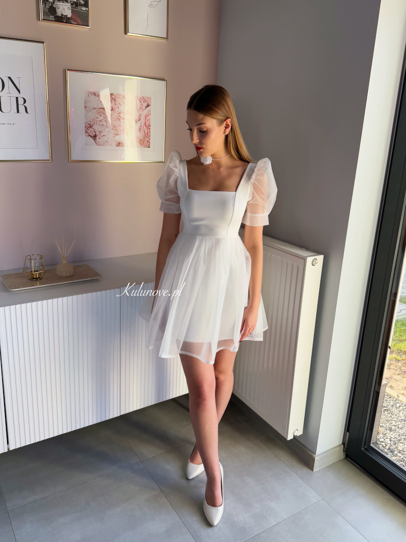 Pin-up girl - short airy flared dress with buffets - Kulunove image 1