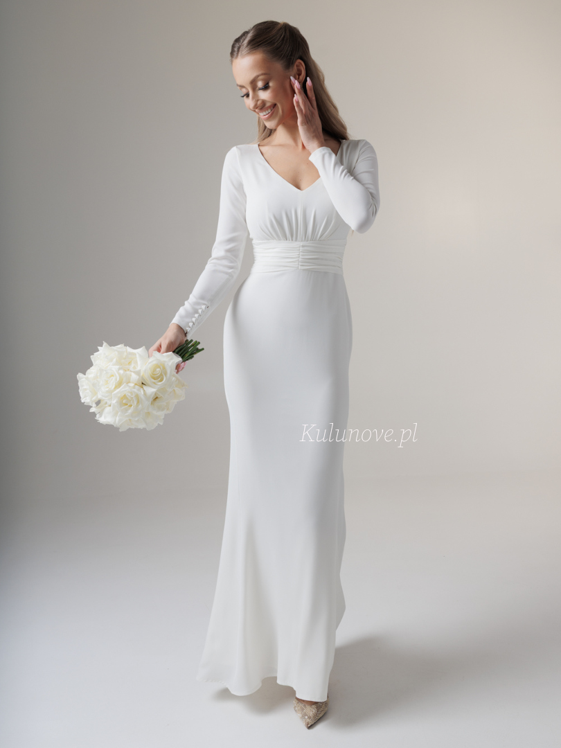 Elodie - classic long sleeve clinging dress - Kulunove image 1