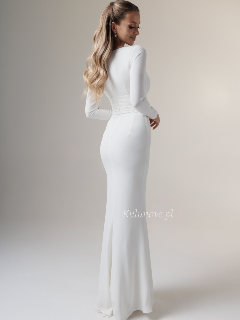 Elodie - classic long sleeve clinging dress - Kulunove image 3