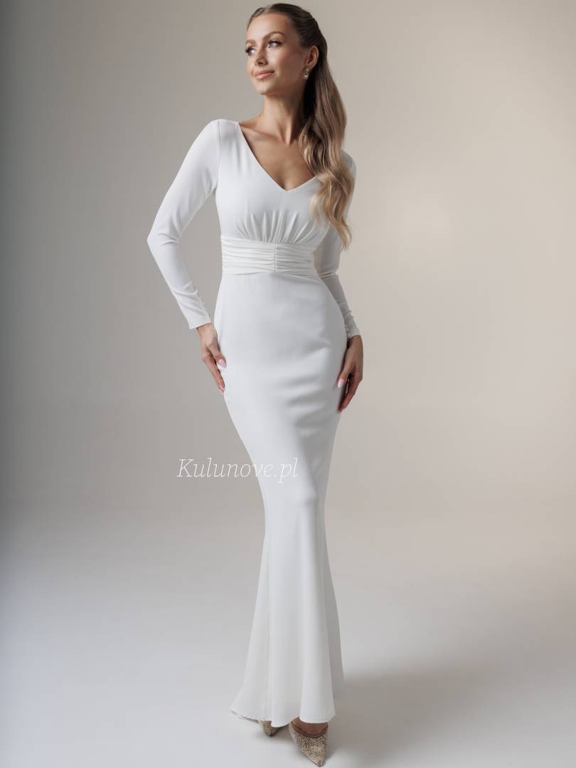 Elodie - classic long sleeve clinging dress - Kulunove image 2
